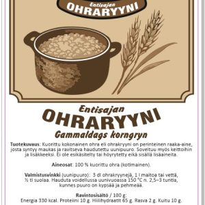 Ohraryyni 2025 etiketti